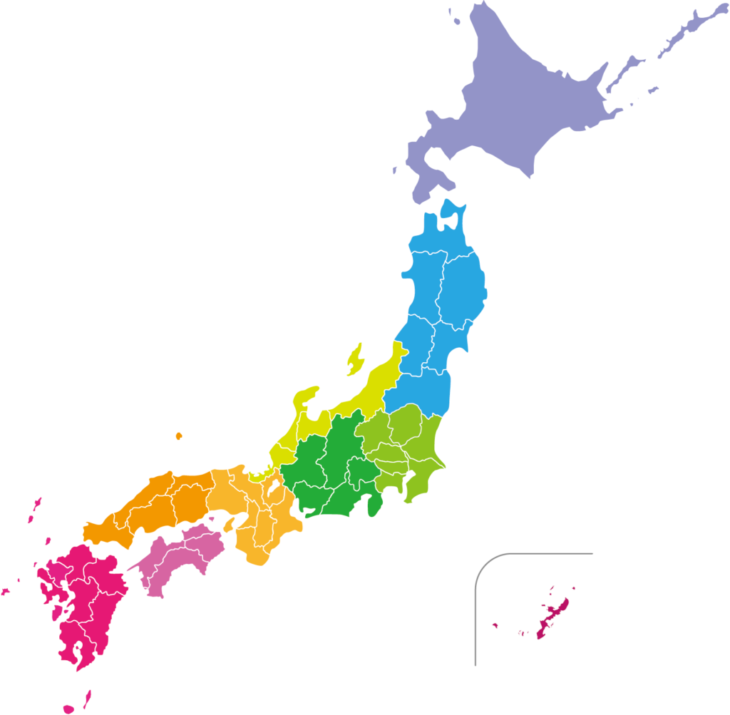日本地図 イラスト 無料ダウンロード｜色分け・都道府 …