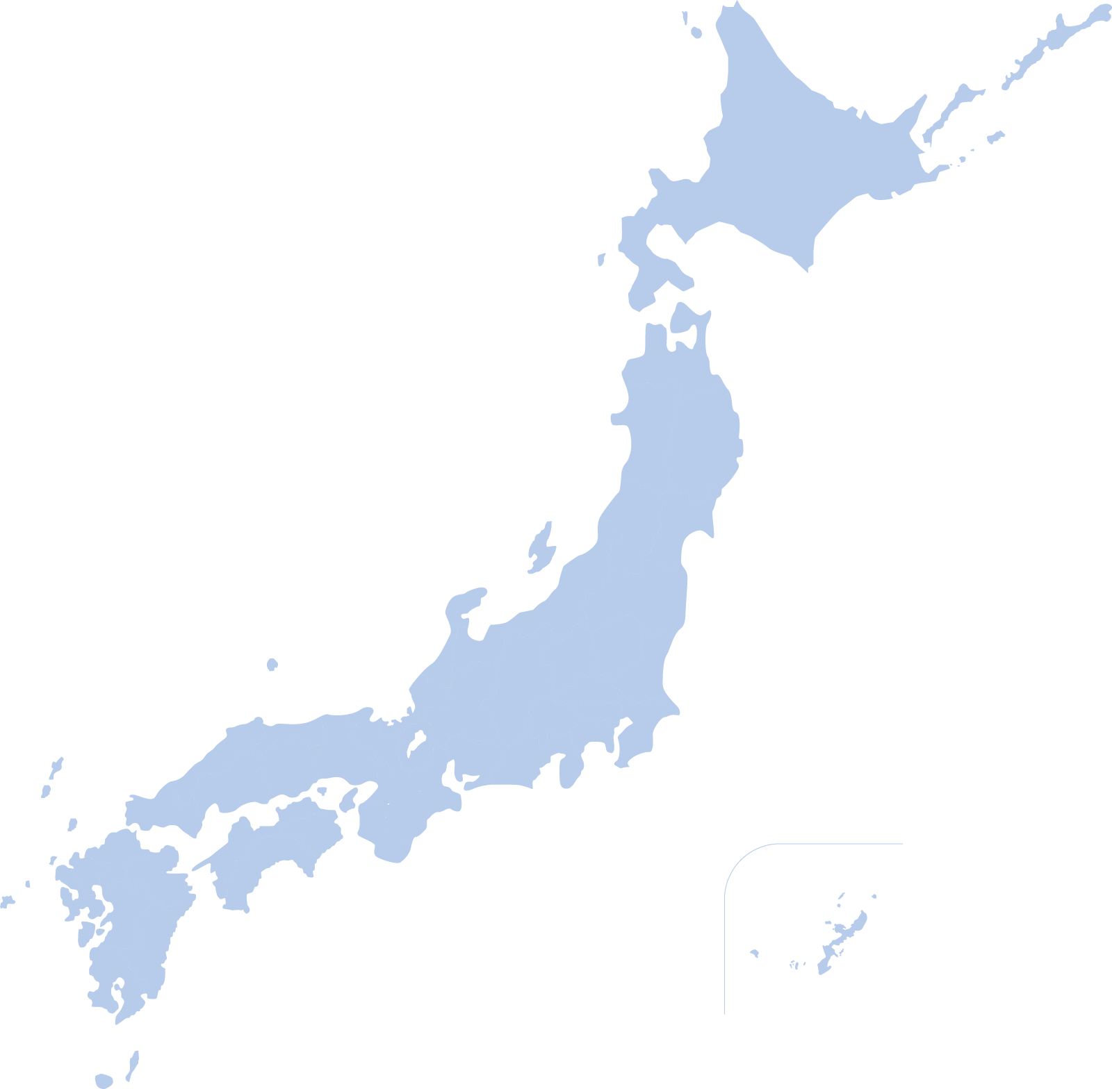 かわいい色の日本地図イラスト 県境なし 園だより おたよりで使えるかわいいイラストの無料素材集 イラストだより