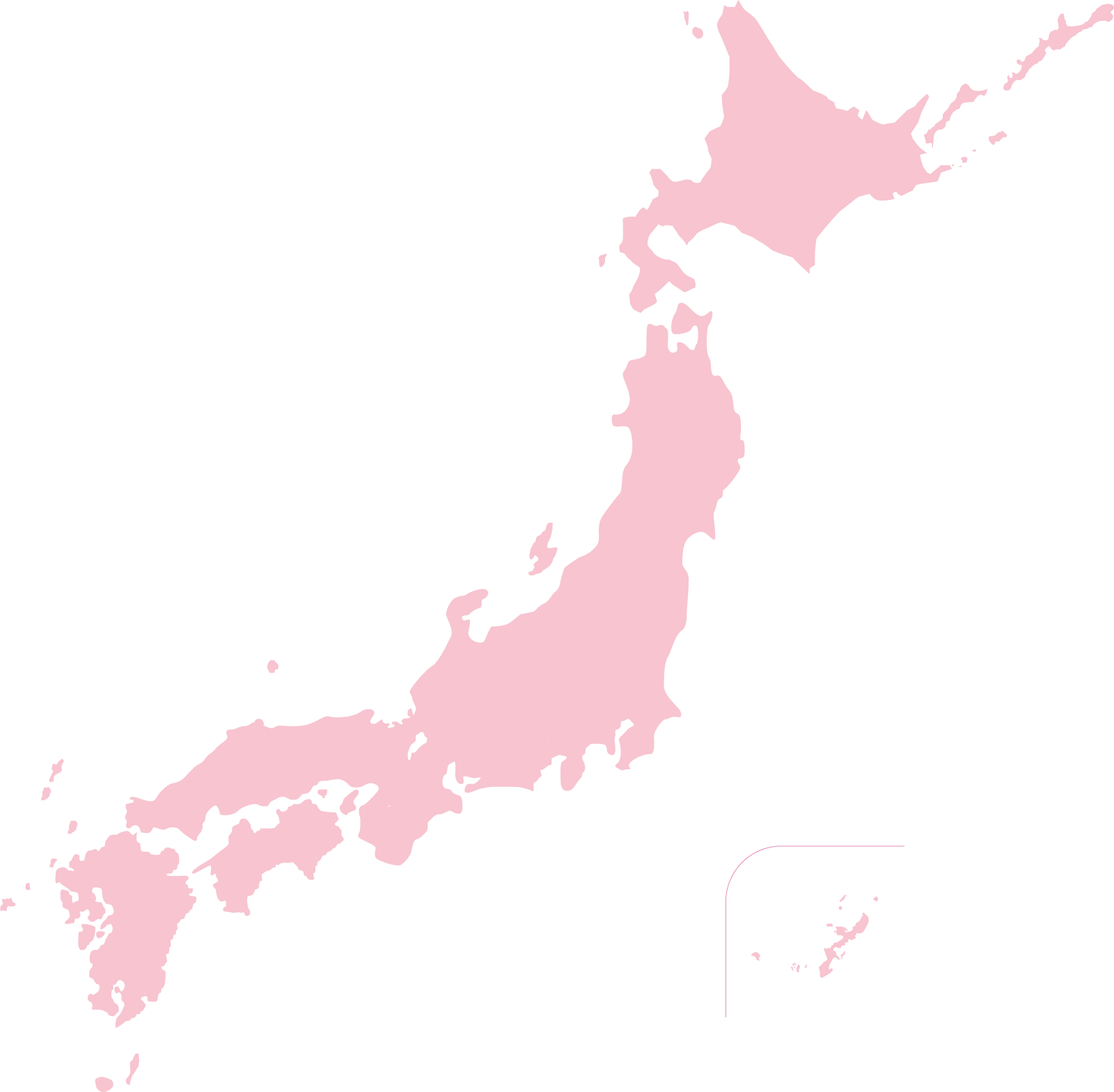 かわいい色の日本地図イラスト 県境なし 園だより おたより チラシで使えるかわいいイラストの無料素材集 イラストだより