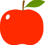 りんご（林檎）のイラスト