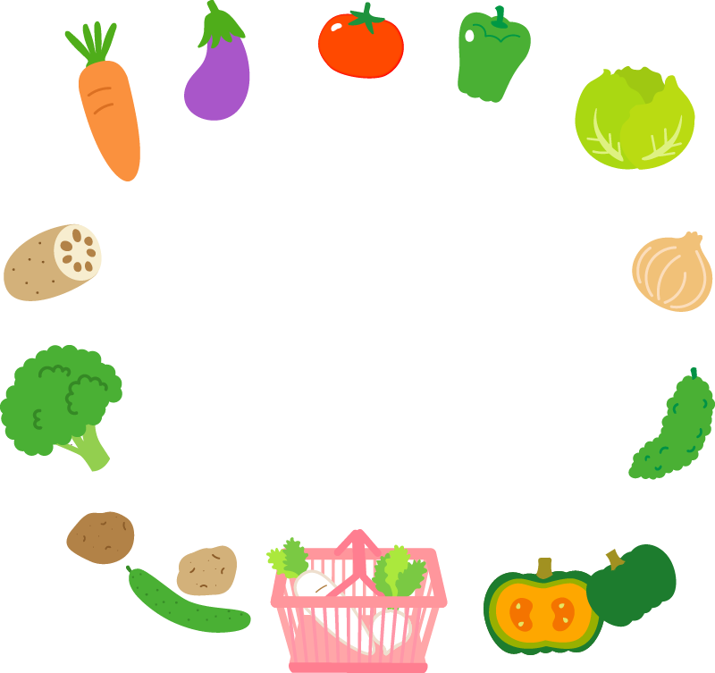 100以上 野菜 枠 イラスト 無料 動物画像無料