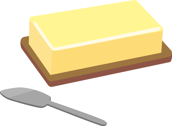 バターのイラスト