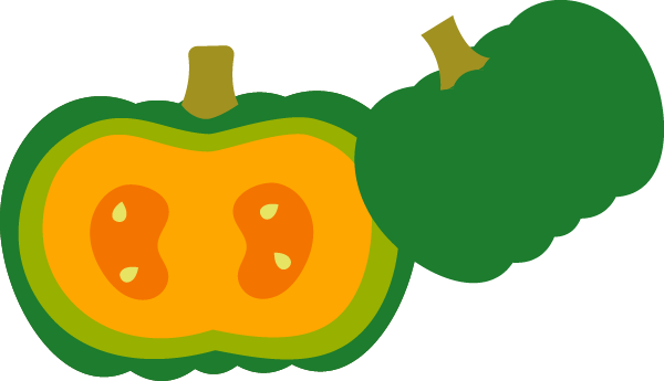 かぼちゃのイラスト
