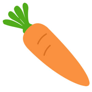 人参 にんじん のイラスト 園だより おたよりで使えるかわいいイラストの無料素材集 イラストだより