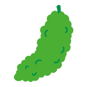 ゴーヤのイラスト 園だより おたよりで使えるかわいいイラストの無料素材集 イラストだより ゴーヤのイラスト 園だより おたよりで使えるかわいいイラストの無料素材集 イラストだより