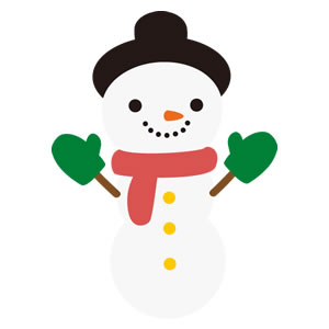 かわいい雪だるまのイラスト 園だより おたよりで使えるかわいいイラストの無料素材集 イラストだより