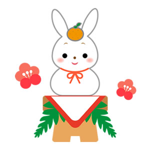 うさぎ鏡餅♪お正月 数量限定】正月飾り うさぎ 鏡餅 木製 陶器 正月 干支 卯